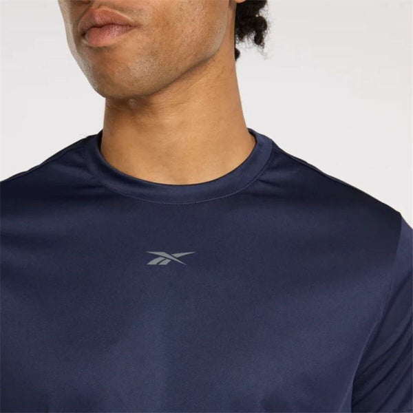 Herren Kurzarm-T-Shirt Reebok Id Train Ss Tech Marineblau