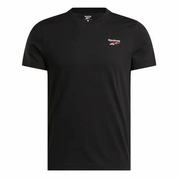Herren Kurzarm-T-Shirt Reebok Identity Smal Schwarz