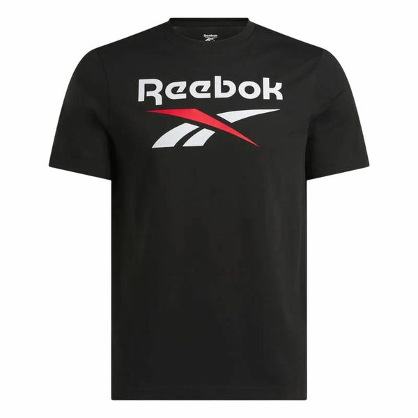 Herren Kurzarm-T-Shirt Reebok Identity Big Schwarz
