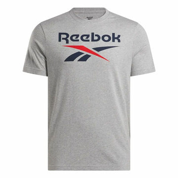Herren Kurzarm-T-Shirt Reebok Reebok Identity Big Grau