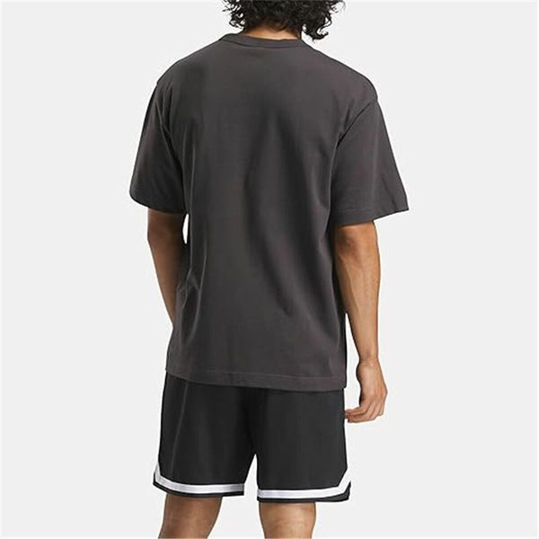 Herren Kurzarm-T-Shirt Reebok Gs Basketball On Fir Schwarz