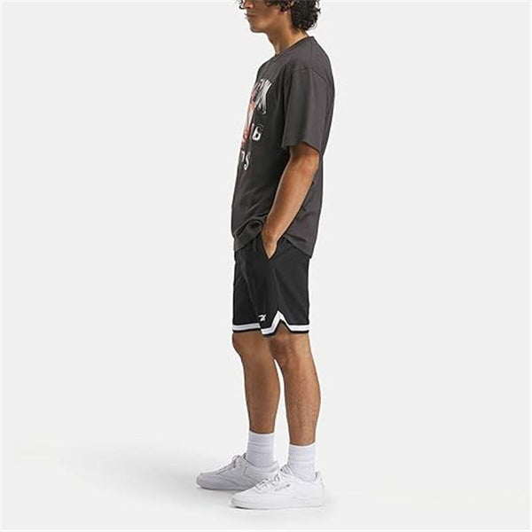 Herren Kurzarm-T-Shirt Reebok Gs Basketball On Fir Schwarz