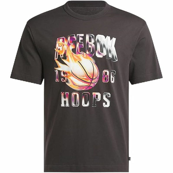 Herren Kurzarm-T-Shirt Reebok Gs Basketball On Fir Schwarz