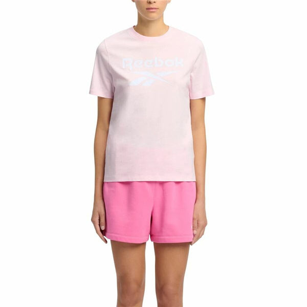 Damen Kurzarm-T-Shirt Reebok Identity Big Rosa
