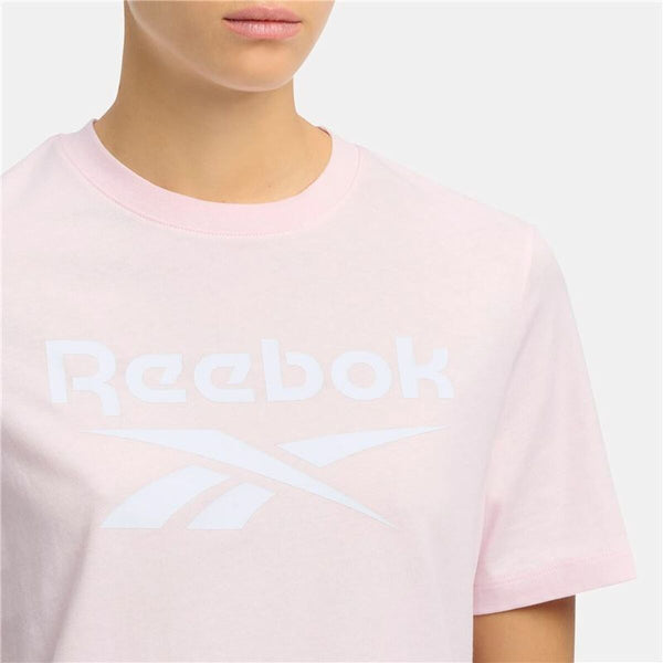 Damen Kurzarm-T-Shirt Reebok Identity Big Rosa