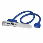 USB-Kabel Startech USB3SPLATE           IDC Blau