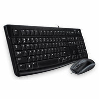Tastatur Logitech 920-002535 Schwarz Qwerty Spanisch