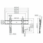 TV Halterung Vogel's 7368100 55" 80" 75 Kg