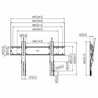 TV Halterung Vogel's 7368100 55" 80" 75 Kg