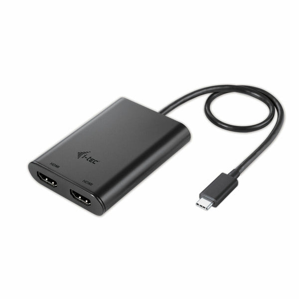 DisplayPort-zu-HDMI-Adapter i-Tec C31DUAL4KHDMI 4K Ultra HD Schwarz