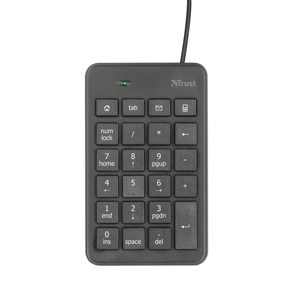 Numerische Tastatur Trust 22221 Schwarz