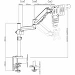 Bildschirm-Träger für den Tisch V7 DM1TA-1E 17" 32"