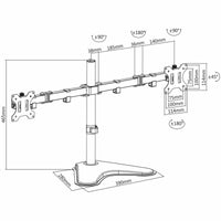 Bildschirm-Träger für den Tisch V7 DS2FSD-2N 32"