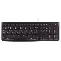 Tastatur Logitech K120 Schwarz Qwerty Spanisch Qwerty US