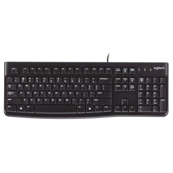 Tastatur Logitech K120 Schwarz Qwerty Spanisch Qwerty US