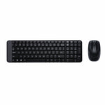 Tastatur mit Drahtloser Maus Logitech MK220 QWERTY Englisch EEUU