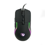 Tastatur mit Maus CoolBox DeepX-Wing 2 Schwarz Qwerty Spanisch