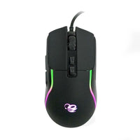 Tastatur mit Maus CoolBox DeepX-Wing 2 Schwarz Qwerty Spanisch