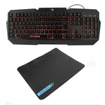 Tastatur mit Maus CoolBox DeepX-Wing 2 Schwarz Qwerty Spanisch