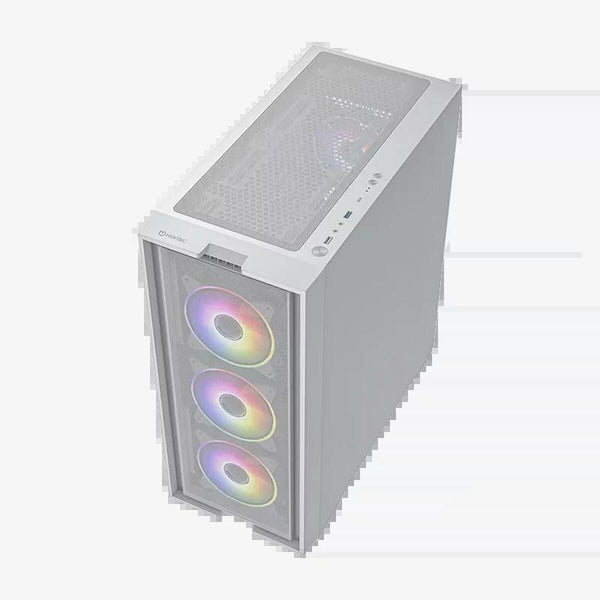 ATX Semi-Tower Gehäuse Hiditec E-ATX H2 AIR ARGB Weiß