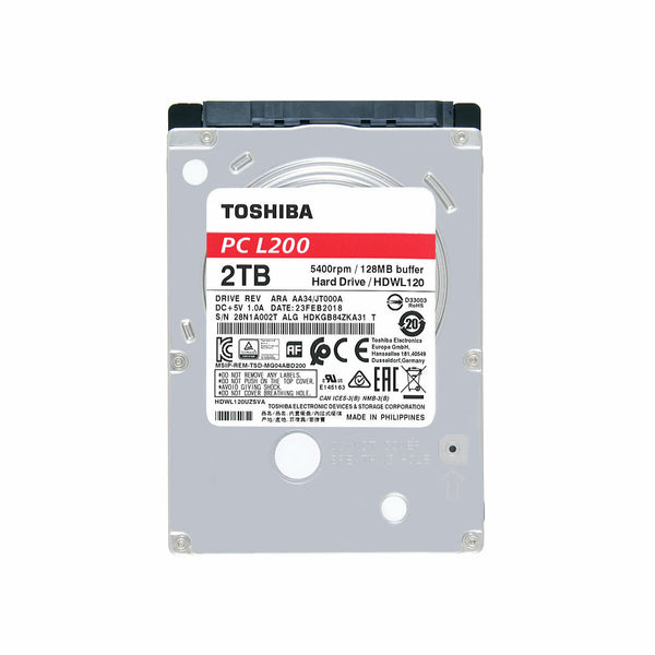 Festplatte Toshiba HDKGB91ZKA01T 2,5" 2 TB