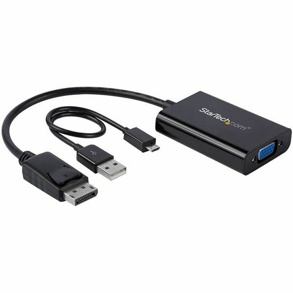 DisplayPort-zu-VGA-Adapter Startech DP2VGAA Schwarz