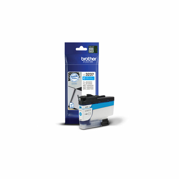 Original Tintenpatrone Brother LC-3237C Türkis