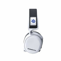 Kopfhörer mit Mikrofon SteelSeries Arctis 7P+ Schwarz Blau Weiß Gaming Bluetooth/Wireless