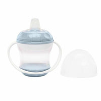 Becher mit Strohhalm ThermoBaby 180 ml Blau (1)