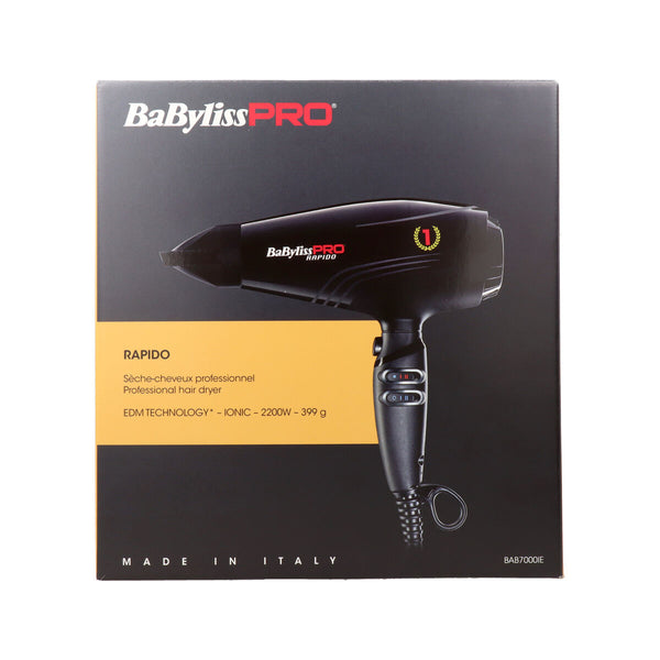 Fön Babyliss BAB7000IE Schwarz Schwarzweiß 2200 W