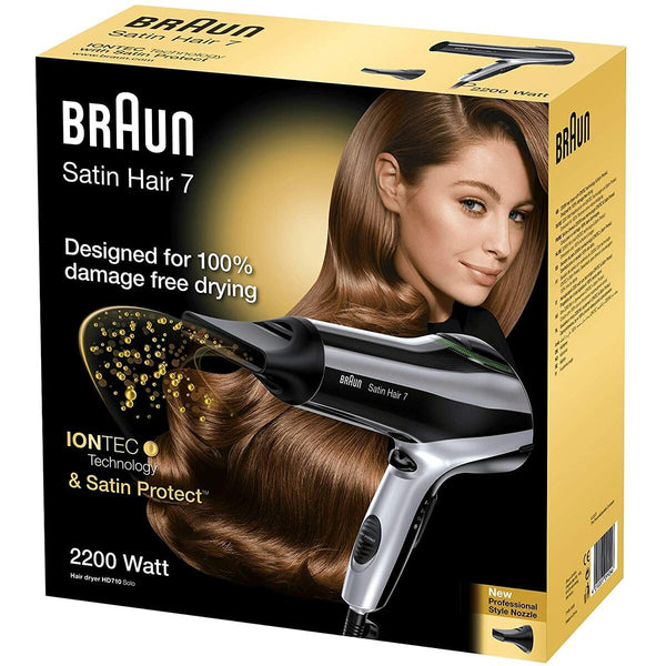 Föhn Braun Satin Hair 7 HD710 Schwarz 2200 W Ionisch