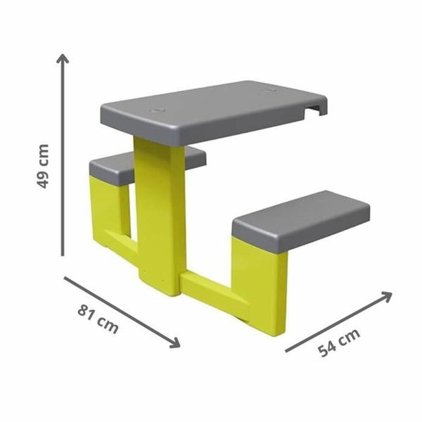 Picknick-Tisch Smoby 81 x 54 x 49 cm Kinderspielhaus grün