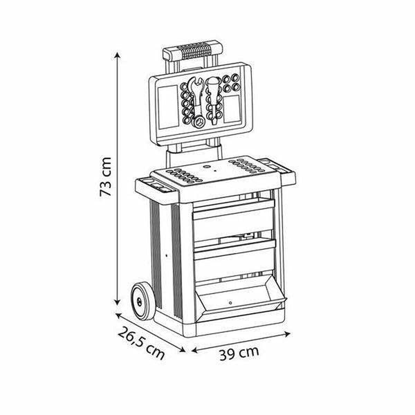 Werkzeugkasten für Kinder Smoby Trolley 73 x 39 x 26,5 cm