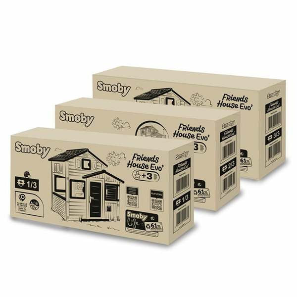 Kinderspielhaus Smoby Evo Friends 162 x 164 cm