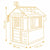 Kinderspielhaus Smoby 4 Seasons 102,7 x 121,8 x 143,4 cm