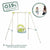 Schaukel Smoby Baby Life 118 x 117 cm
