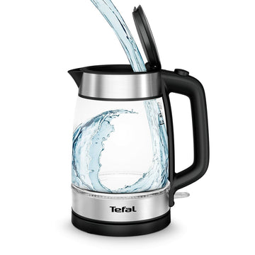 Wasserkocher mit Elektrischer Teekanne Tefal KI7008 Silberfarben Kristall 2200 W 1,7 L