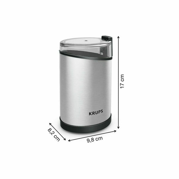 Gewürzmühle Krups GX204D10 Silberfarben 200 W 85 g