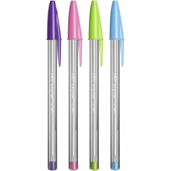 Kugelschreiber-Set Bic Cristal Fun 921342 Bunt 10 Stücke (10 Stück)