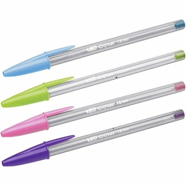 Kugelschreiber-Set Bic Cristal Fun 921342 Bunt 10 Stücke (10 Stück)