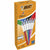 Kugelschreiber-Set Bic Shine Silver Weiß Bunt (12 Stücke)