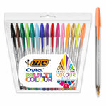 Kugelschreiber-Set Bic Cristal Multicolor 15 Stücke Bunt 0,42 mm (15 Stücke)