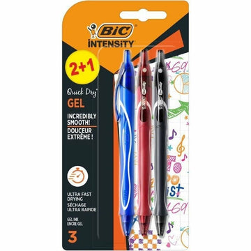 Kugelschreiber-Set Bic Gelocity Quick Dry 972035