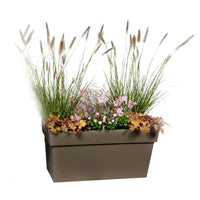 Blumentopf EDA Muret rechteckig 79 x 35 x 39 cm Taupe