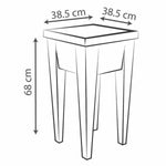 Blumentopf EDA   Gemüse Pflanztisch 38,5 x 38,5 x 68 cm