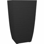 Blumentopf EDA Schwarz 43,5 x 43,5 x 78,2 cm Kunststoff karriert Moderne