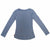 Langarm T-Shirt für Kinder Levi's Fille Stahlblau