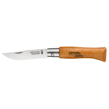 Messer Opinel Nº4 Kohlenstoffstahl Buchenholz 5 cm