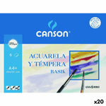 Aquarell-Papier Canson 6 Blatt 370 g/m² (20 Stück)