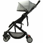 Kinderwagen Bambisol Schwarz Grau